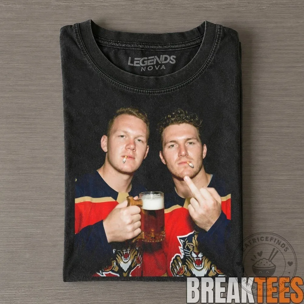 Florida Panthers Matthew Tkachuk Sam Bennett Drunk Smoke T-Shirt