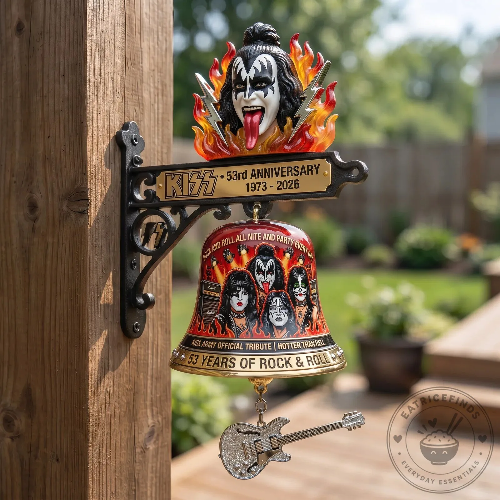 KISS Rock and Roll All Nite 53rd Anniversary Commemorative Doorbell