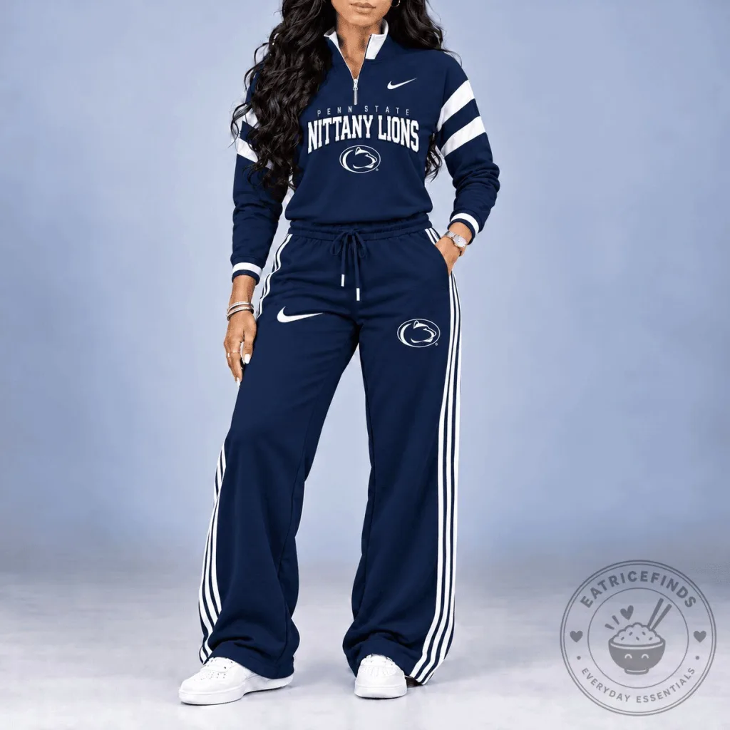 Penn State Nittany Lions NCAA Game Day Varsity Quarter-Zip Sweatshirt Penn State Nittany Lions NCAA Game Day Varsity Quarter-Zip Sweatshirt