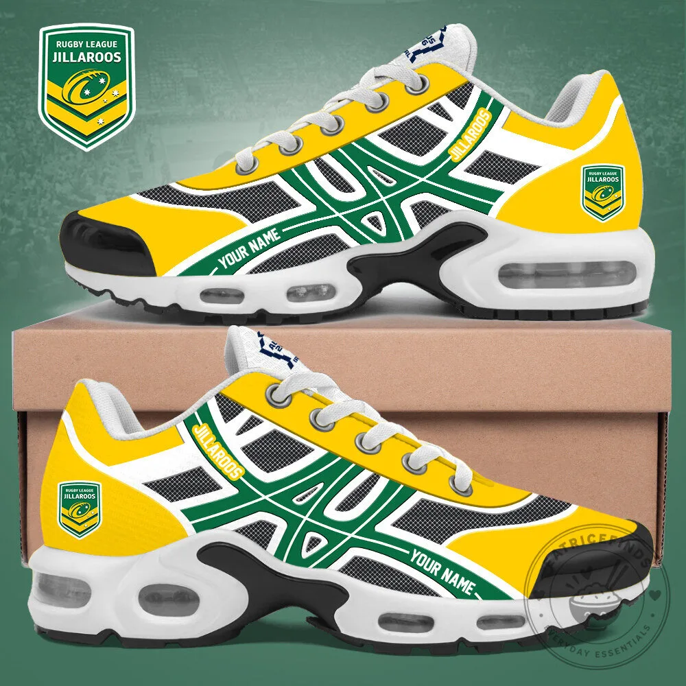 Personalized Air Max Plus Sneakers for Australian Jillaroos Rugby League Fans
