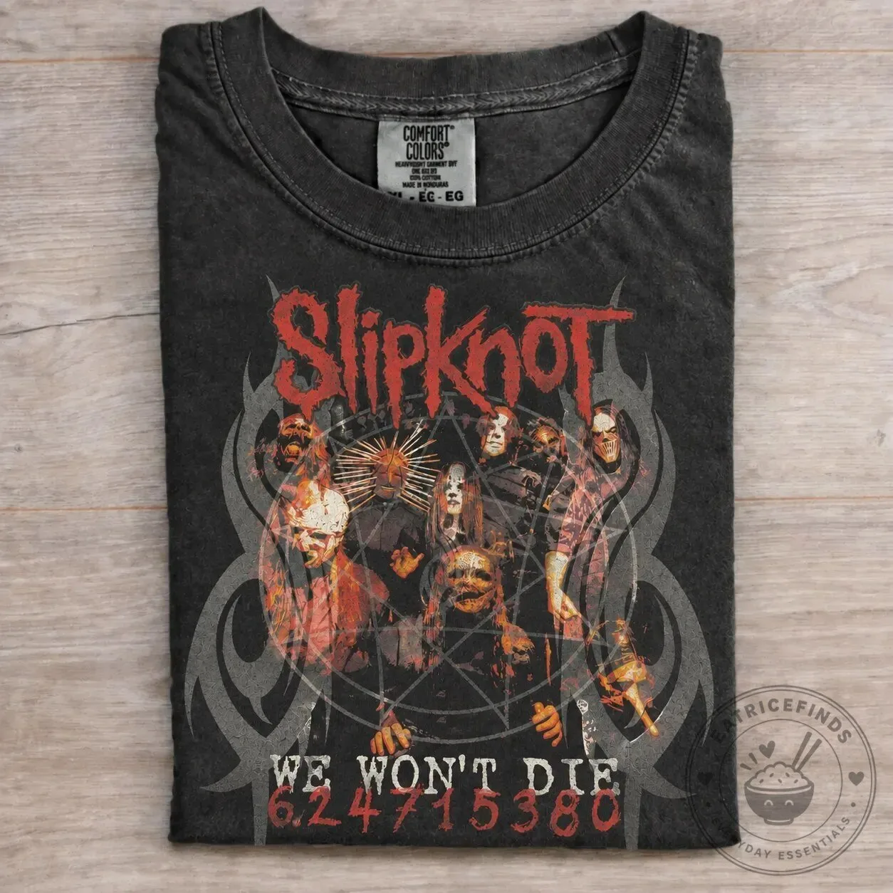 Slipknot We Won't Die Band Concert Graphic T-Shirt