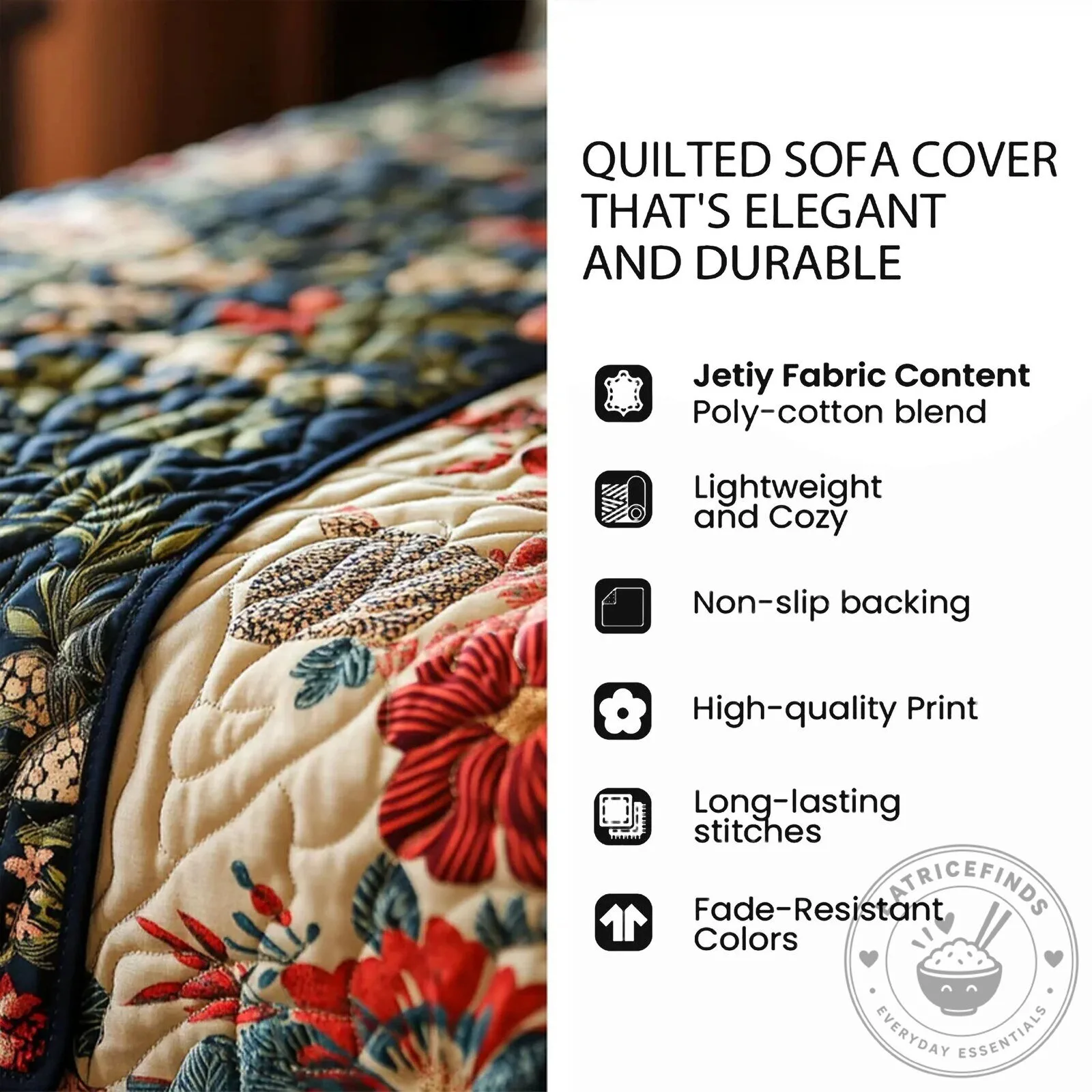 Cardinal Cross Blessings Quilted Sofa Cover 16 Cardinal Cross Blessings Quilted Sofa Cover