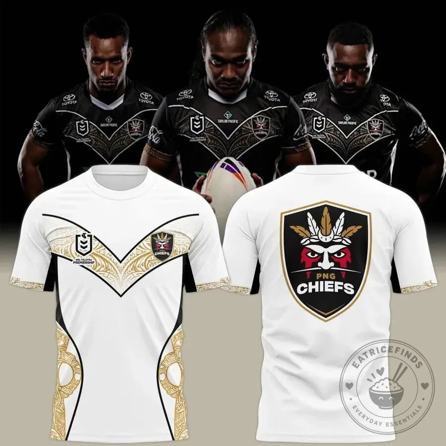 Papua New Guinea Hunters Rugby League Football Club Chiefs Fan Jersey